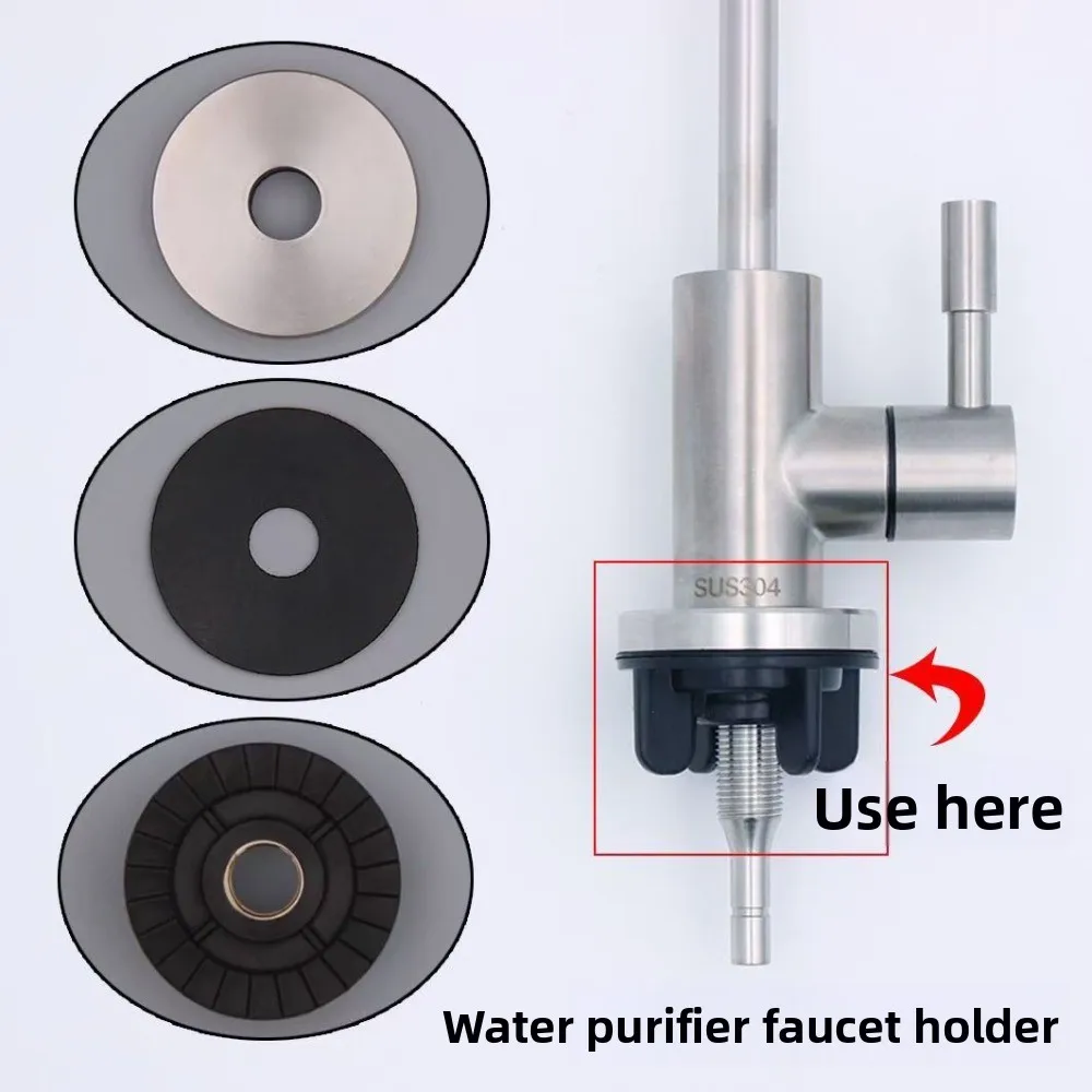 Black Shower Faucet Decorative Cover - usage example
