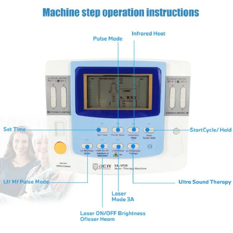 Tienen Gepulseerde Elektromagnetische Ultrasone Therapie Slimme Machine Behandelen Schouderknie Artritis Lichaam En Spierontspanning