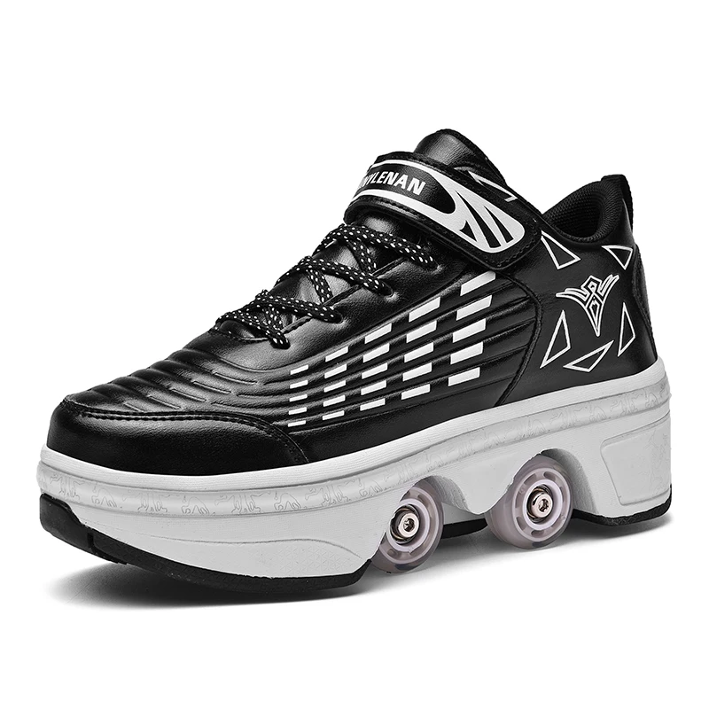 

Men's and Women's Same Hiking Shoes with Wheels Wear-resistant and Comfortable Sports Shoes New Four-wheel Runaway Shoes