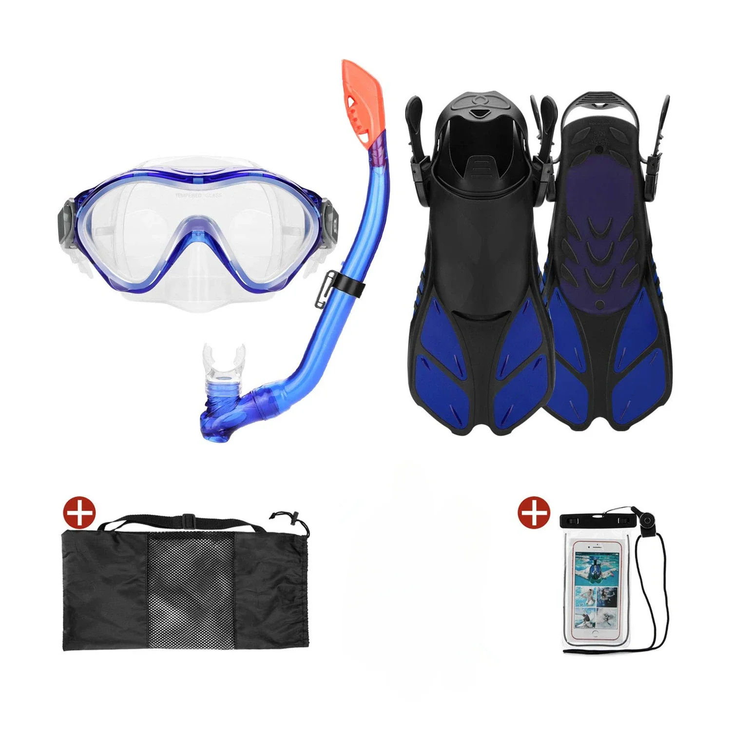 

Children's diving goggles full dry snorkel children's fins frog shoes snorkeling Sanbao snorkeling three-piece diving set