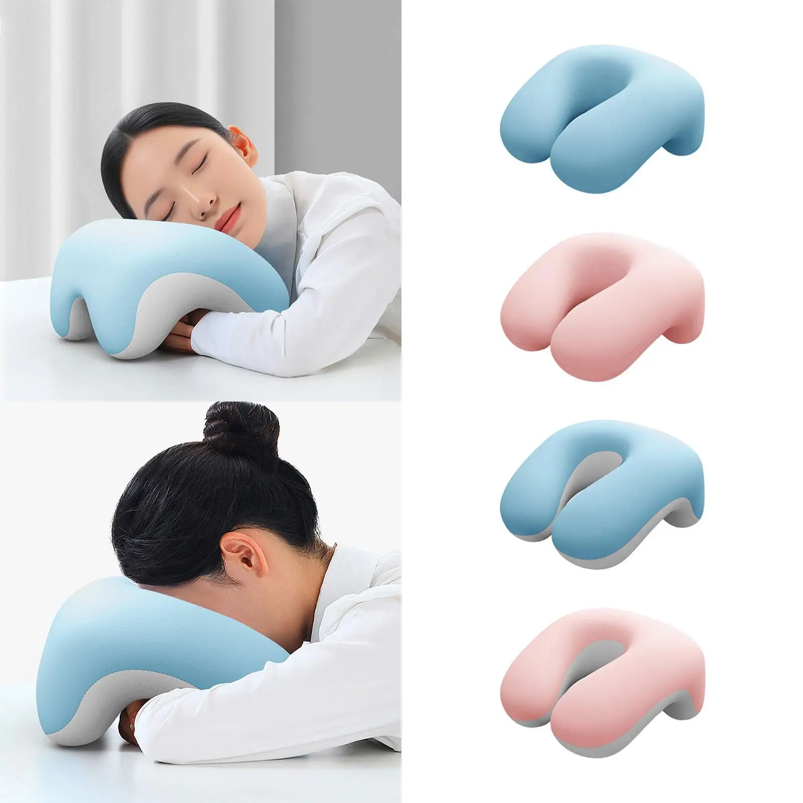 Desk Napping Pillow Neck Support Portable Comfortable Multifunction Practical Headrest Support Cushion for Travel School Car