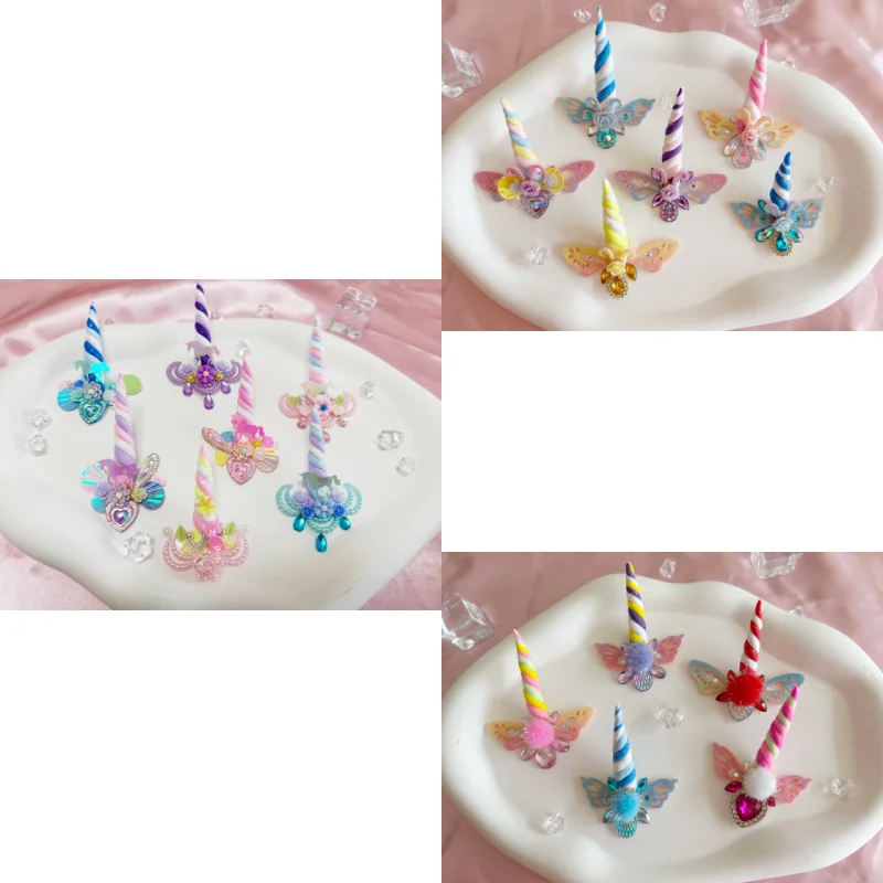 Unicorn Gem Kids Facial Painting Forehead Jewl Sticker With Self-Adhesive Back Double-Sided Sticker for Girls Stage Makeup view 5