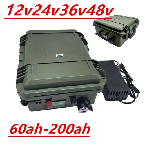 12V 24V 36V 48V 100AH 150Ah 200AH 300Ah 400Ahリン酸鉄リチウム電池 Bluetooth BMS APP ソーラーインバーター EV 釣り船用