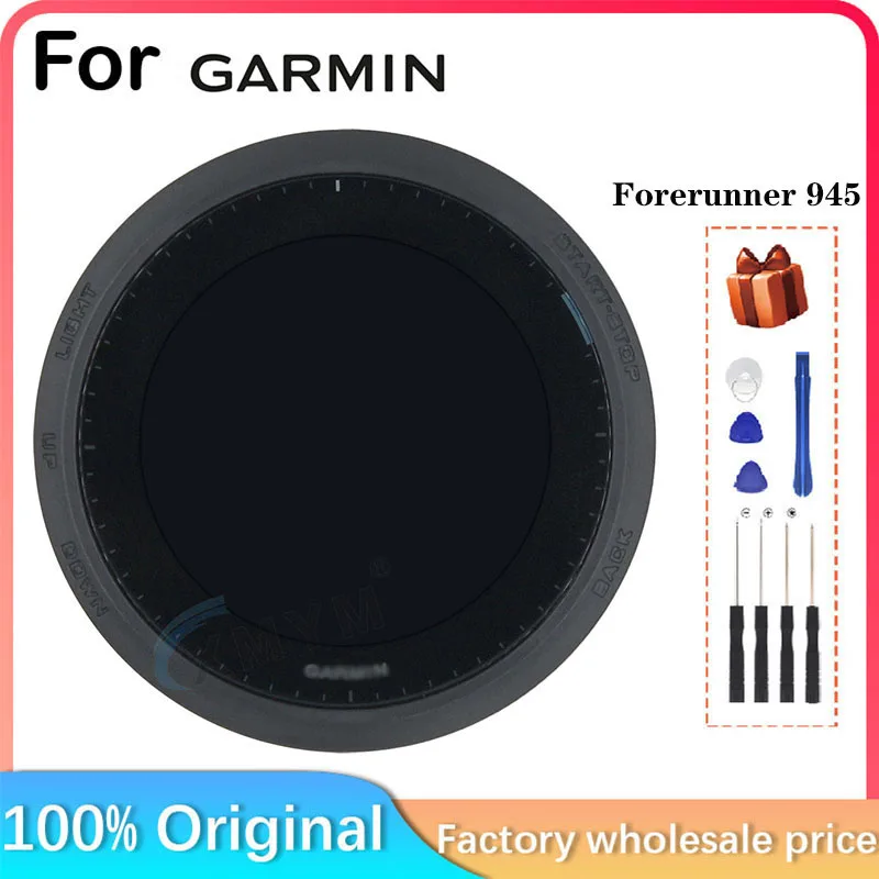 

Suitable For Garmin Forerunner 945 LCD Display Replacement Screen For Smart Sports Watch With Front Cover