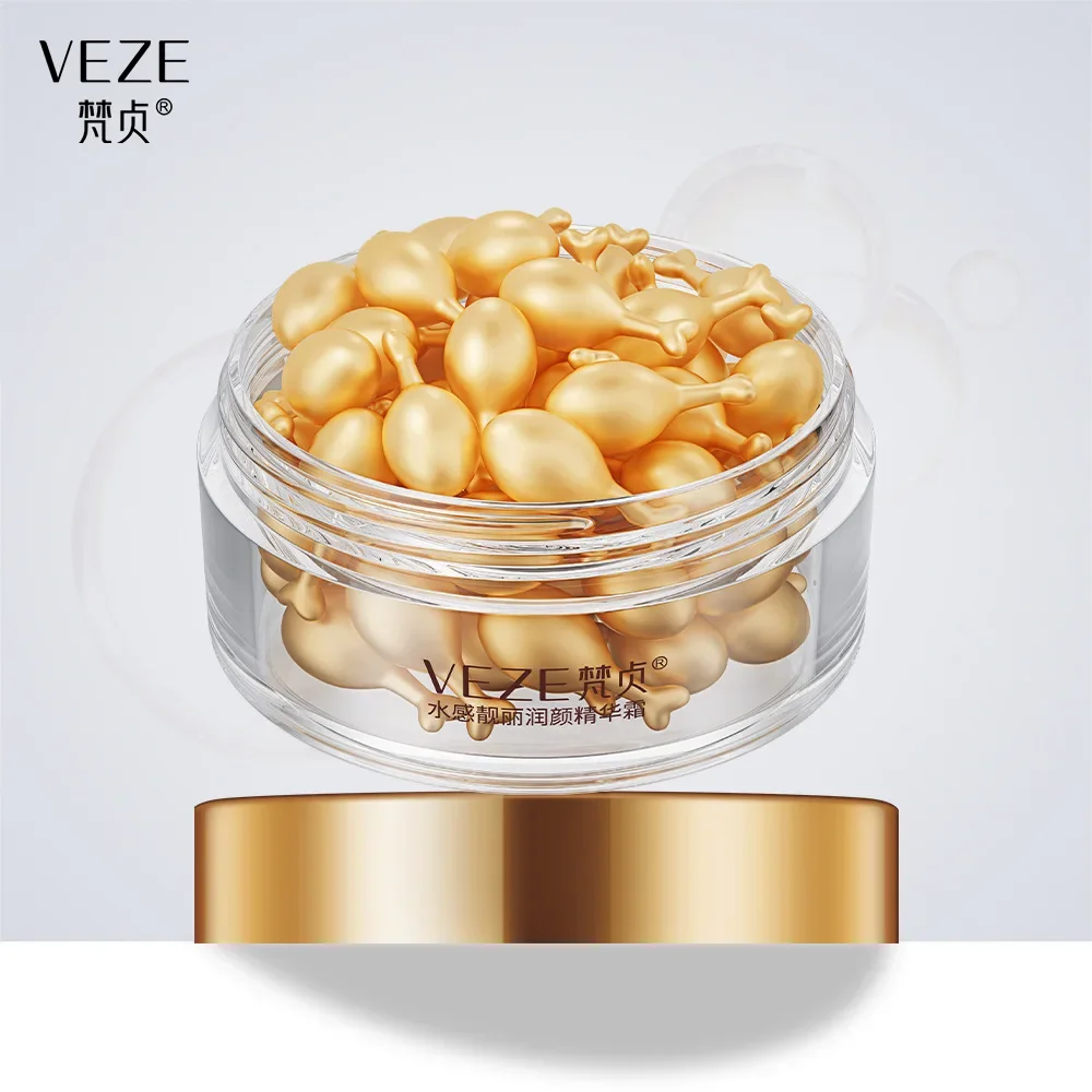 

30Pcs/Bottle Hyaluronic Acid Capsules Essence Moisturizing Anti-aging Face Serum Spot Removing Whitening Cream Face Care