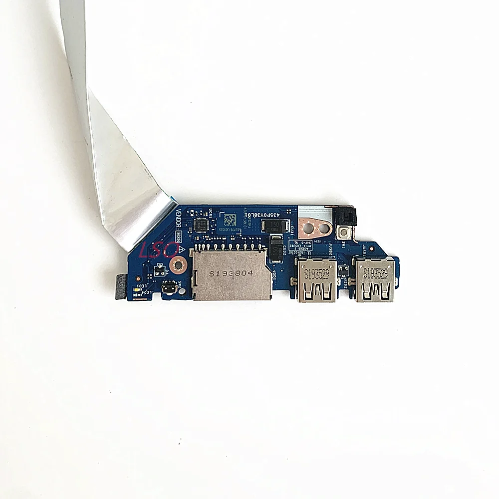 LS-H10GP para Lenovo Ideapad S340-15 S340-15IIL botón de encendido para ordenador portátil placa de tarjeta USB con Cable FL535 prueba de 100% OK