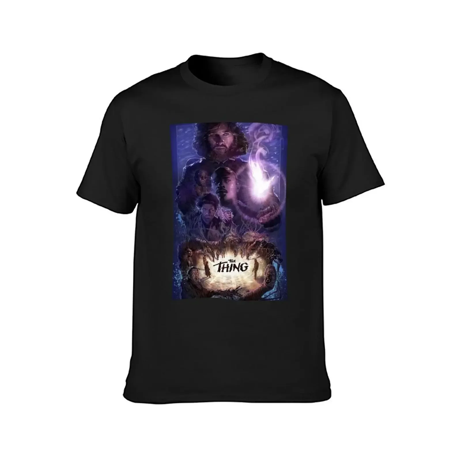 The Thing Movie Poster T-Shirt kawaii clothes graphic shirts summer top mens t shirts