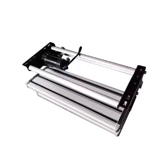RV Modern Caravan Camping Accessories Folding Electric Single Step LED Light Thickened Aluminum Alloy Camper Stair