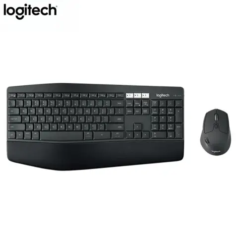 Logitech MK850 Multi-Device Wireless Keyboard& Mouse Combo-Flow Cross-Computer Control,Ergonomic,Laser Precision,for Home Office