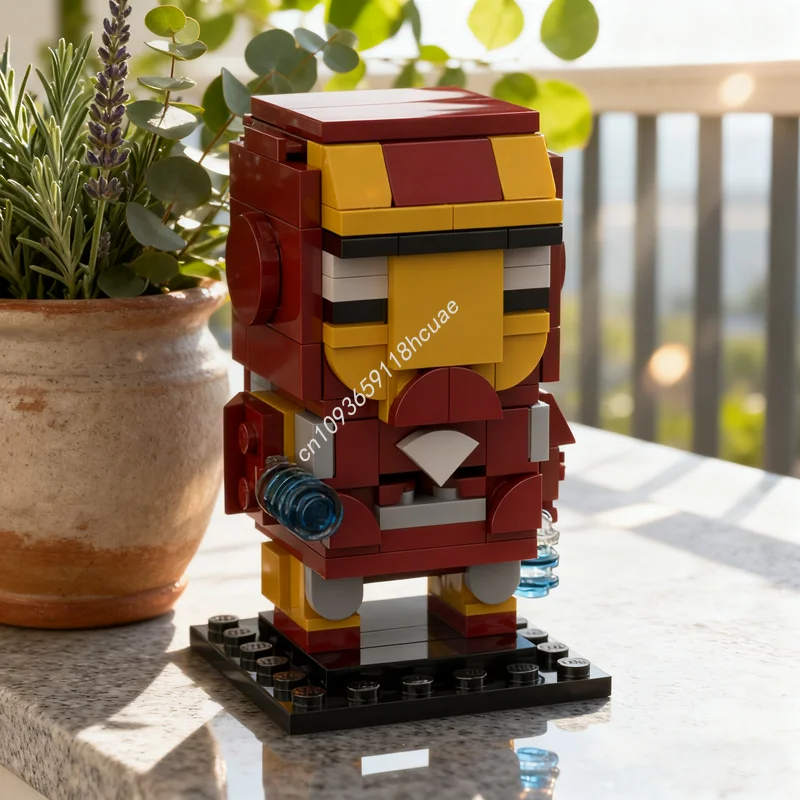 157 قطعة MOC الحديد المأهولة MK VI Brickheadzed نموذج اللبنات العمارة تجميع هدايا عيد الميلاد فكرة اللعب التعليم الاطفال #1