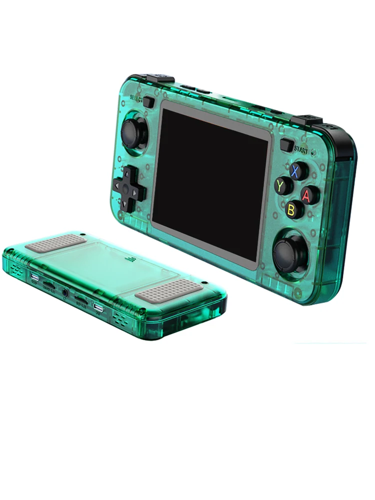 3,5-Zoll-IPS-Retro-Handheld-Konsole RK3326, 3000 mAh, lange Akkulaufzeit, original ARKOS Blue, 64 GB, 128 GB