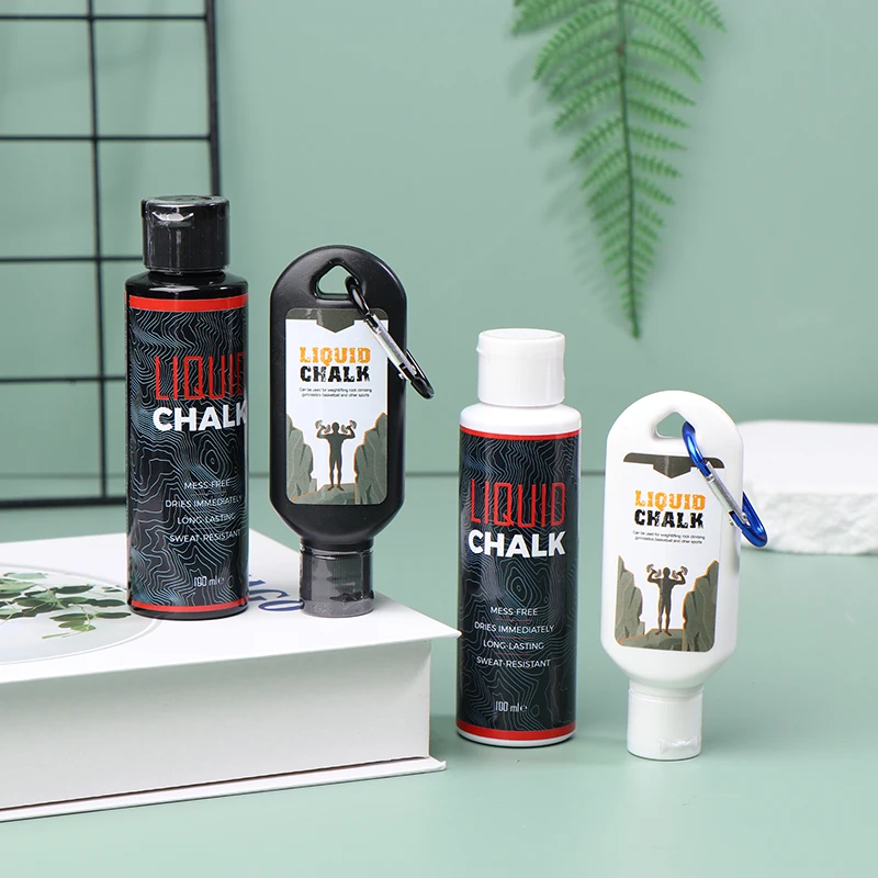 50/100 مللي مسحوق المغنيسيوم السائل الطباشير اللياقة البدنية رفع الأثقال كريم مضاد للانزلاق يحسن قبضة رفع الأثقال تسلق الصالة الرياضية #2