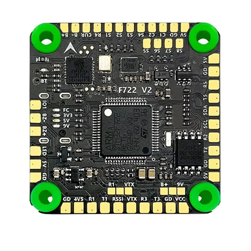 ABJF-F722 V2 Управление полетом ICM42688 OSD Черный ящик F722 V2 Модель контроллера полета Самолет