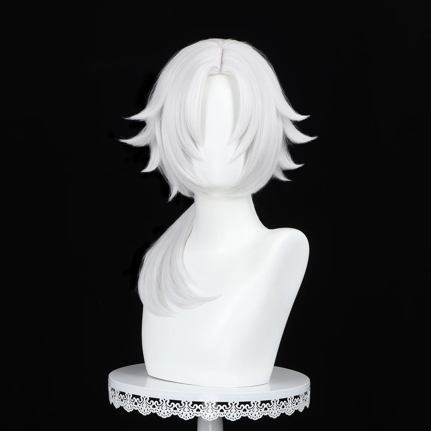 

Supernatural Action Group; Cosplay Wig with White Fake Scalp and One-piece Ponytail