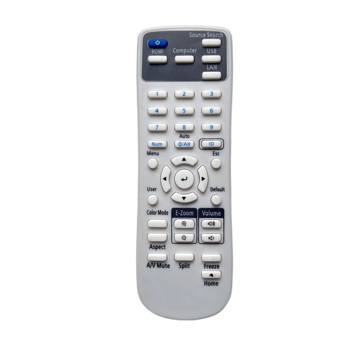 Controle remoto apto para projetores Epson, EX7260, EX3240, EX5250, EX5240, EX7240, EX9200, best-seller, novo