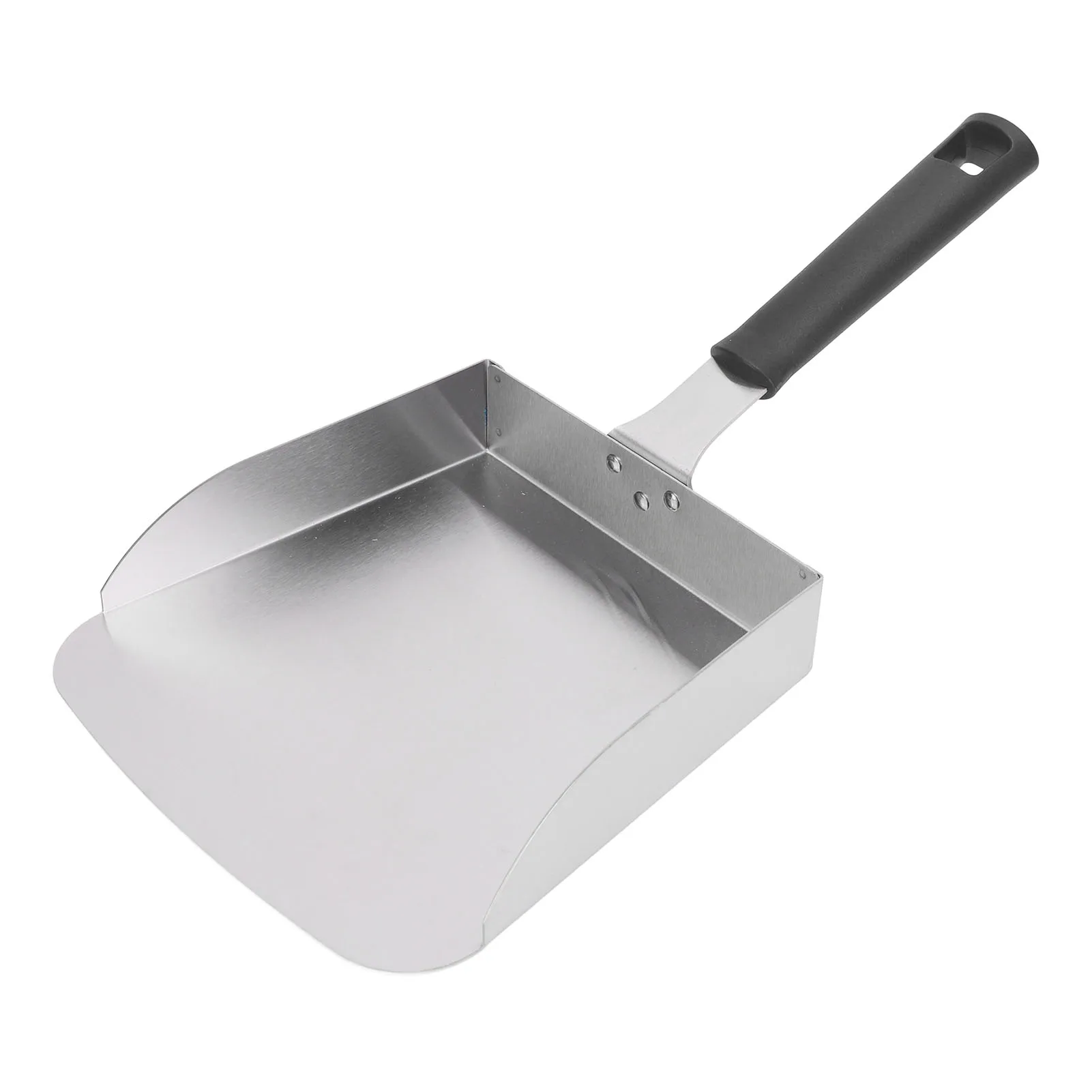 BBQ Grill Food Shovel Griddle Food Mover Even Heating Fine Polished Large Heat Resistant Professional with Handle for Stir Fry