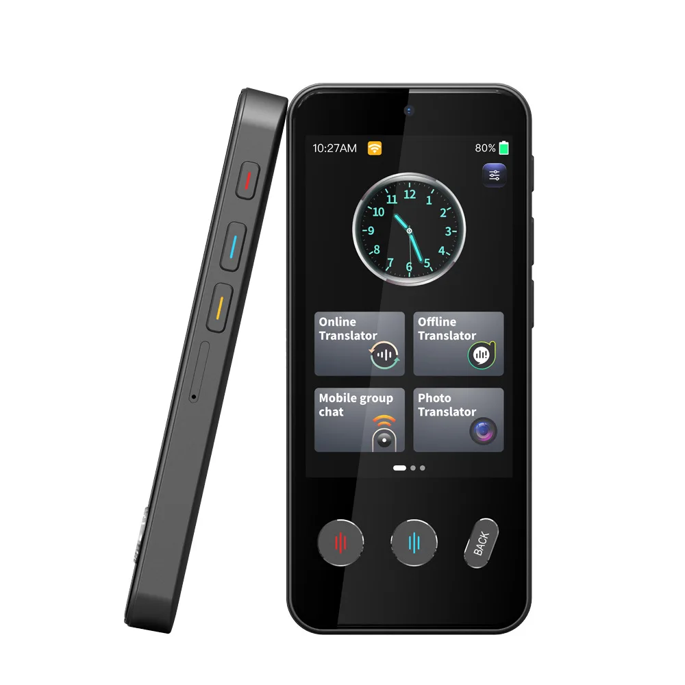 4G-taalvertaler, offline vertaalapparaat, 19 talen, realtime vertaling, touchscreen, camera, wifi, simkaart - afbeelding 1