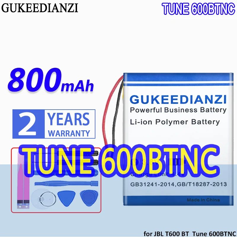 High Capacity GUKEEDIANZI Battery 703031 800mAh for JBL Tune 600BTNC GSP753030 01 Digital Batteries