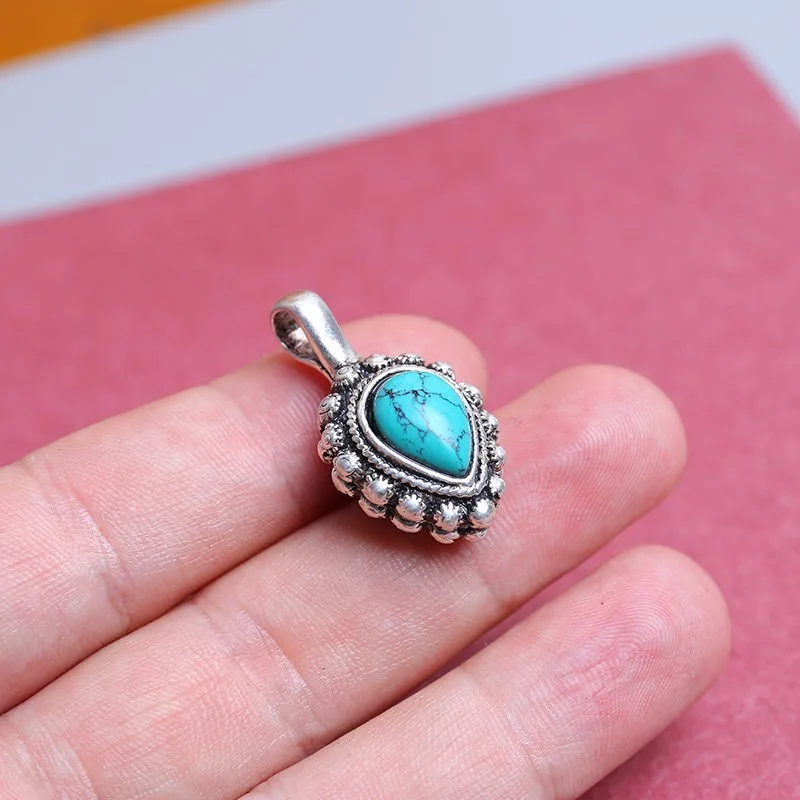 Top Versatile Silver Alloy Tibetan Buddhist Clasp Beads Bracelet Button Accessory for Hanfu DIY Star Moon Mala Necklace Fitting
