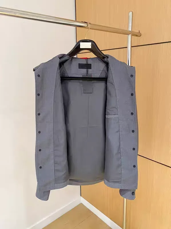 

Kiton hooded snap-down shirt jacket