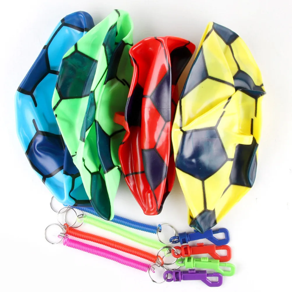 

Утолщенный надувной футбольный мяч 20 см с цепью, ПВХ пляжный мяч для детей, для игр в помещении и на улице, для бросания, пинания, отскока, развития моторики