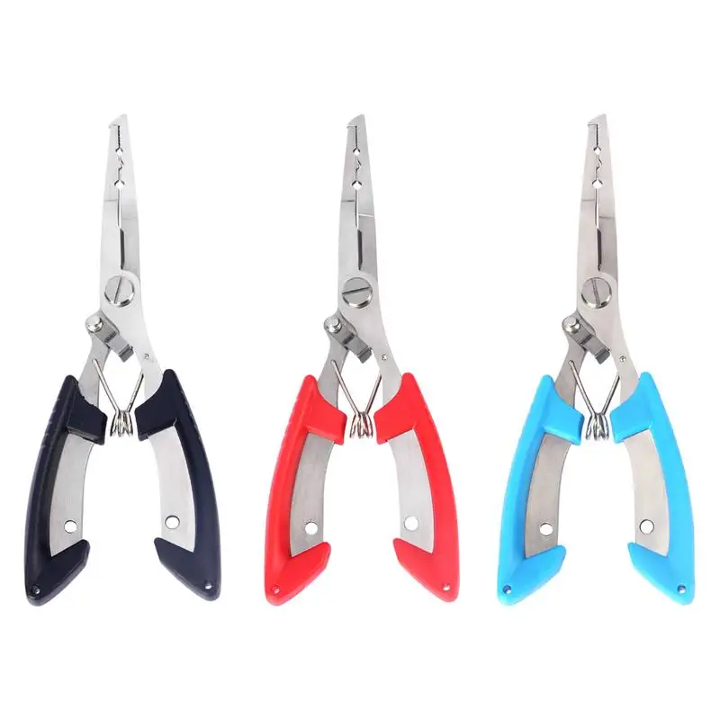 

Fishing Split Ring Pliers Hook Remover Fishing Accessories Fishing Pliers Grip Multifunction Scissors Stainless Steel tools