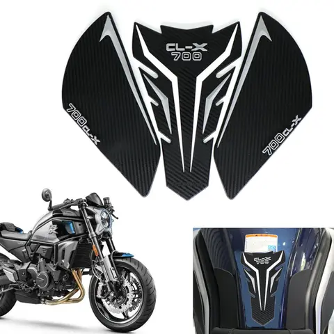 오토바이 연료 탱크 패드 프로텍터 스티커 사이드 패드, 무릎 그립 데칼 키트 장식, CFMOTO CLX700 700CL-X 700 CLX 700 스포츠 오토바이 연료 탱크 패드 프로텍터 스티커 사이드 패드, 무릎 그립 데칼 키트 장식, CFMOTO CLX700 700CL-X 700 CLX 700 스포츠