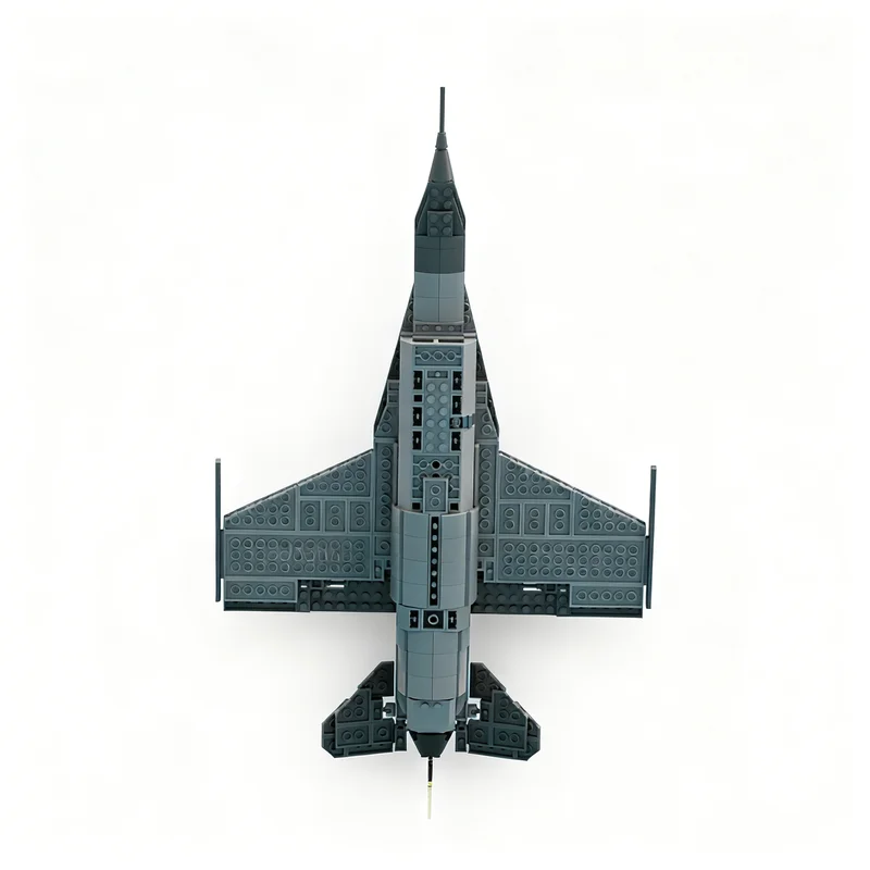 544 pièces MOC F Fighting Falcon Creator Expert, jouet de construction en blocs, assemblage, cadeaux de Noël, idée de bricolage, éducation