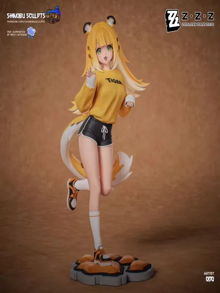 Nowa figurka Ju Fufu z gry Zenless Zone Zero, żywiczny model, anime, dziewczyna z gry, 19 cm, statua z PVC, kolekcjonerski model, zabawka, ozdoba, prezent. — 2