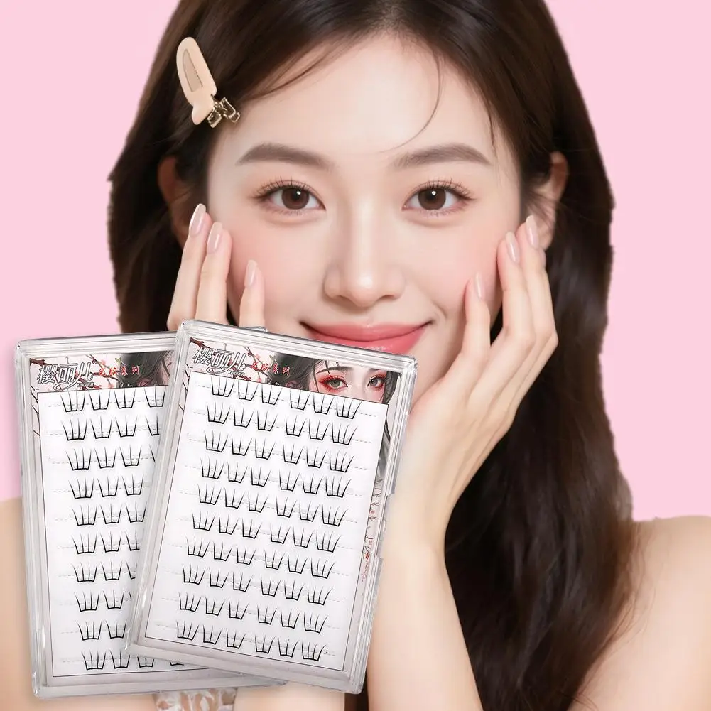 Glue-free Lashes Cluster Ultra-thin Sheet Series False Lashes Eyelashes Eyelashes Zero Liquid Touch Segmented Feeling· L5P5