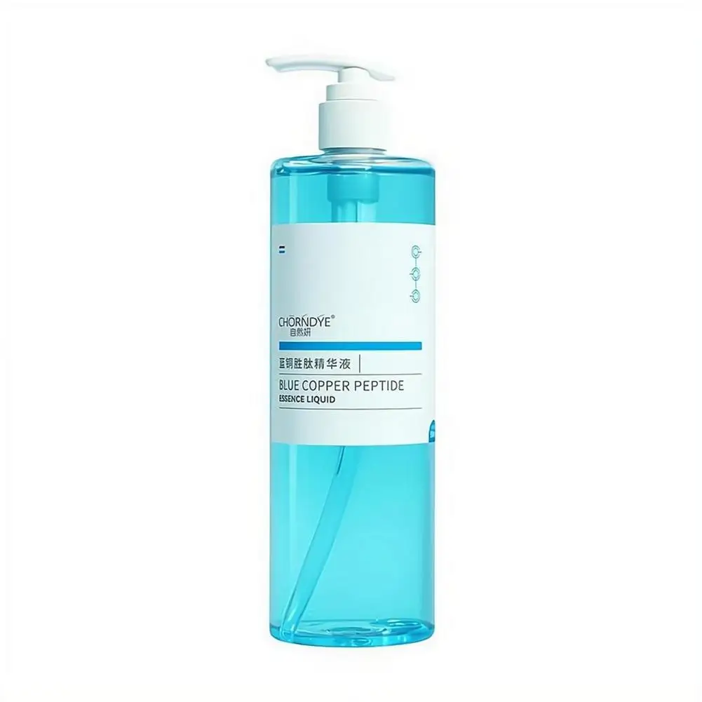Blue Copper Peptide Repair Essence Hydrating Firming Facial Serum for Skin Barrier Dryness Enlarged Pores and Uneven Texture