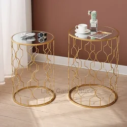 Night Balcony Coffee Tables Vanity Salon Desk Hallway Coffee Tables Luxury Bedside Sehpa Modelleri Auxiliary Furniture YR50CT