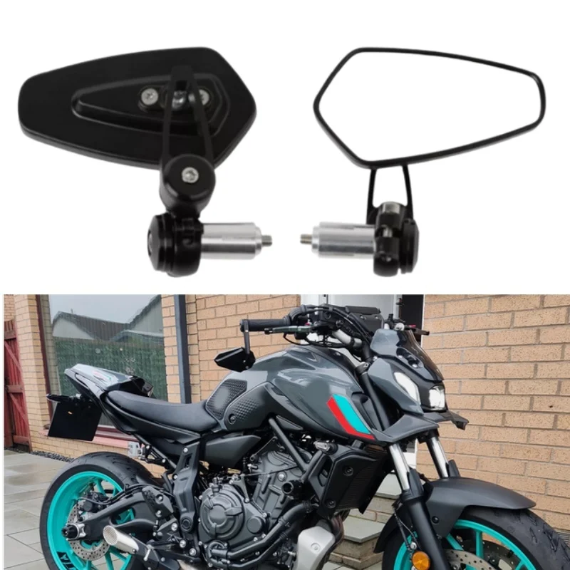 1 paio di specchietti per manubrio da moto da 7/8 pollici, adatti per moto Yamaha MT09 MT07 MT03 MT125 900 Tracer