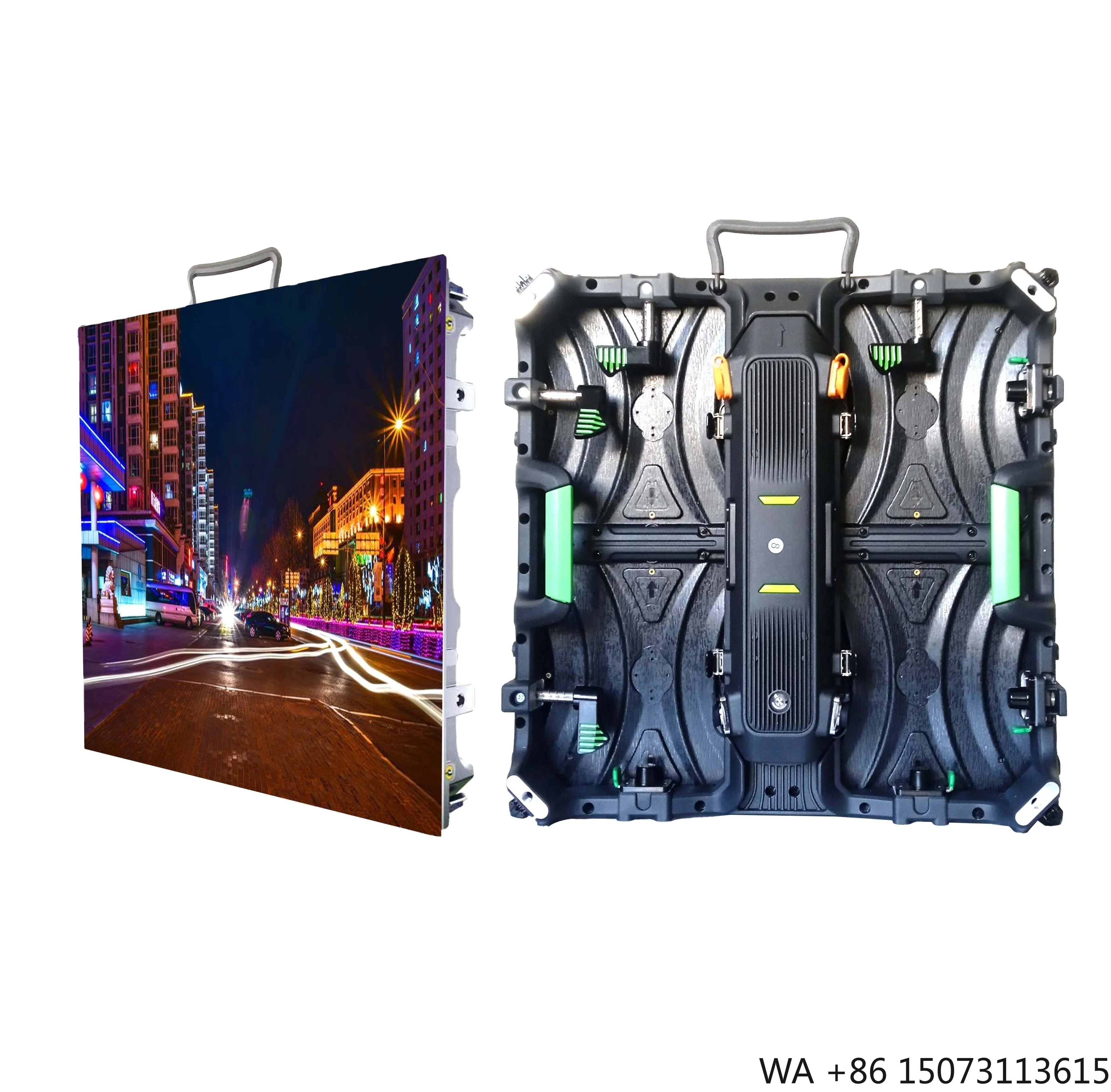 جدار فيديو LED بالألوان الكاملة في الهواء الطلق - لوحة تأجير P3.91 HD Ekran Pantallas عالية التحديث #2