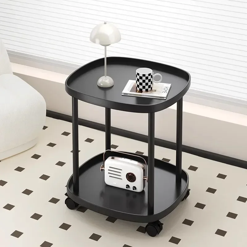 

Plastic Vintage Night Table Cheap Wood Metal Kawaii Round Night Table Retro Minimalist Mesa De Cabeceira Modern Furniture