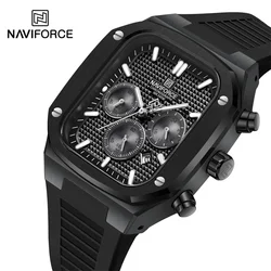 NAVIFORCE Brand 2023 New Men's Watches Luxury Date Chronograph Quartz Wristwatches Waterproof Luminous Clock Relogio Masculino