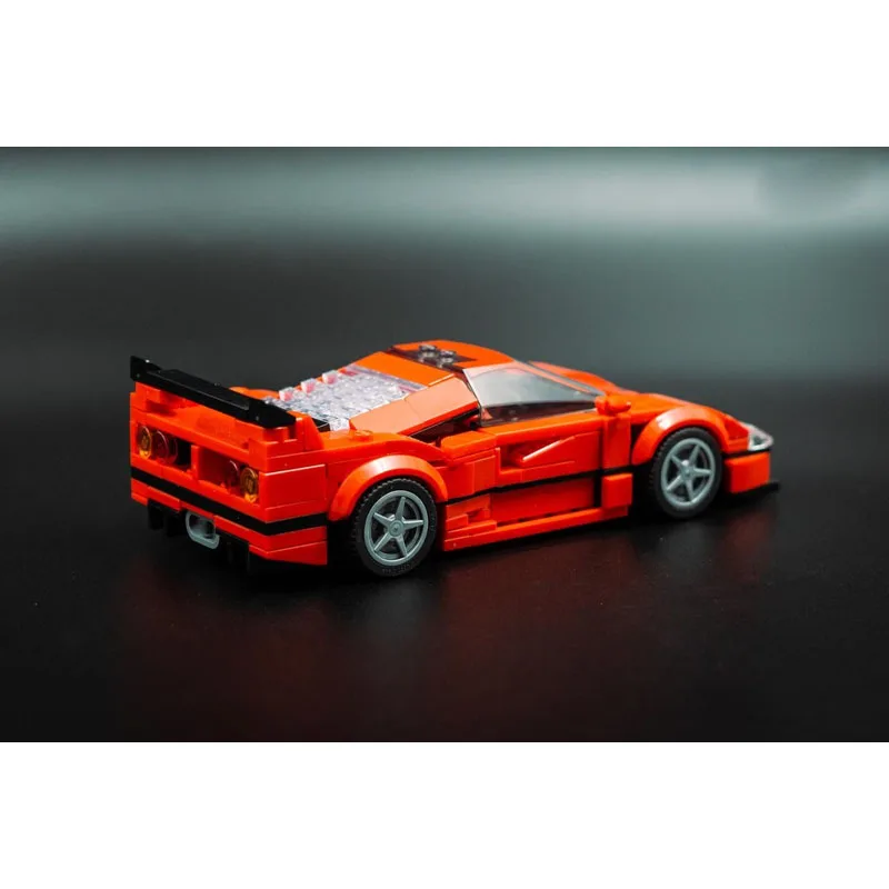 

MOC-143833 City Classic 90s Sports Racing Car Building Block Model, 337 Pieces, Birthday Toy Gift for Boys and Children