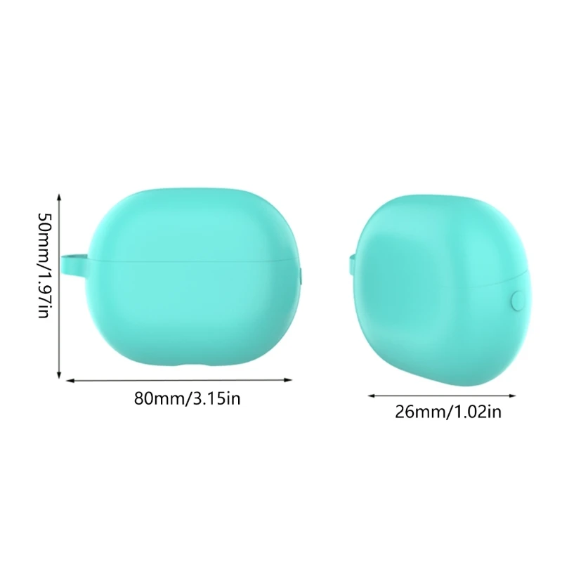 Custodia flessibile in silicone per protezione antipolvere per cuffie 3