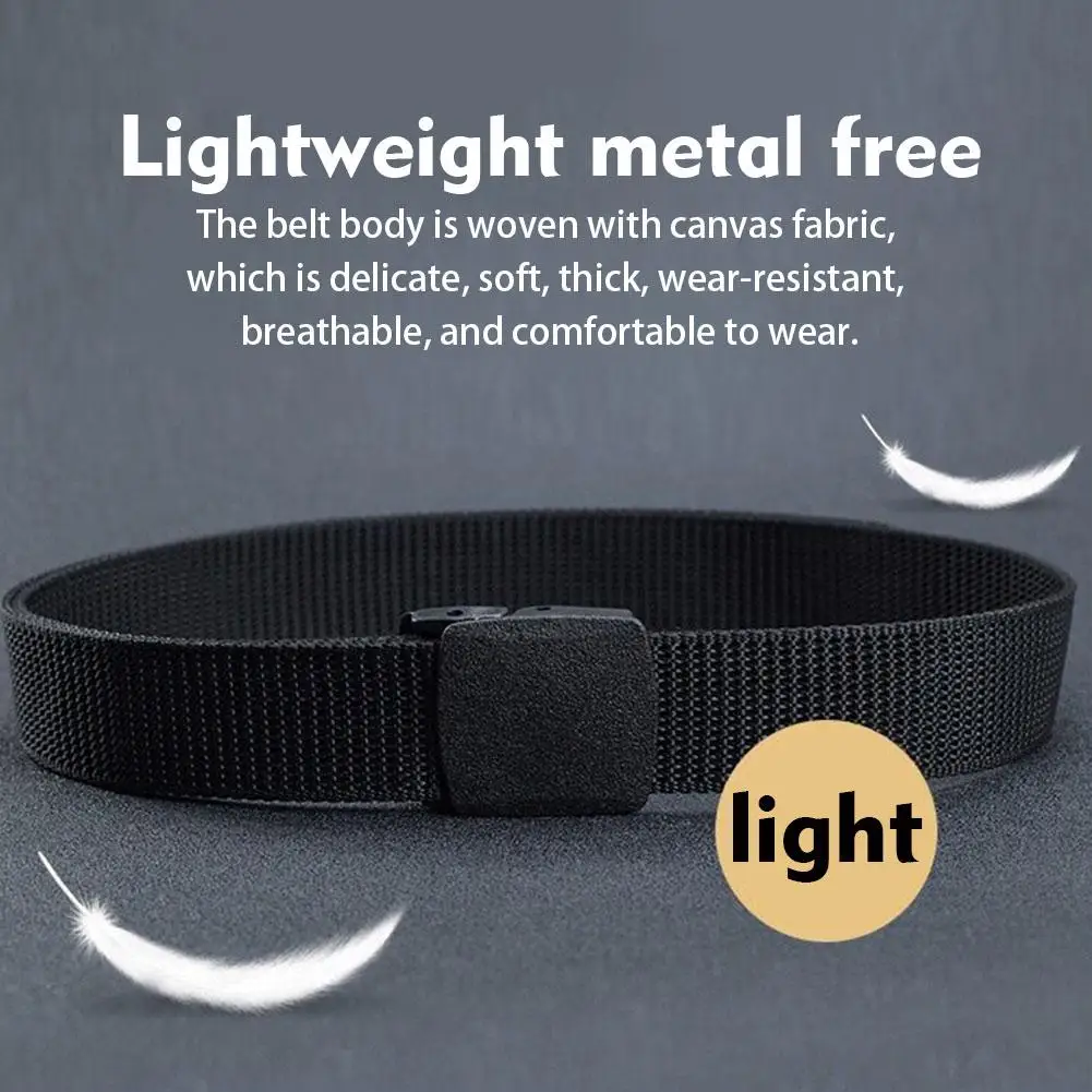 Simple Canvas Men's Belt Fashion Thickened Woven Outdoor Sports Wear-resistant Tooling Solid Color Belt Female Wholesale