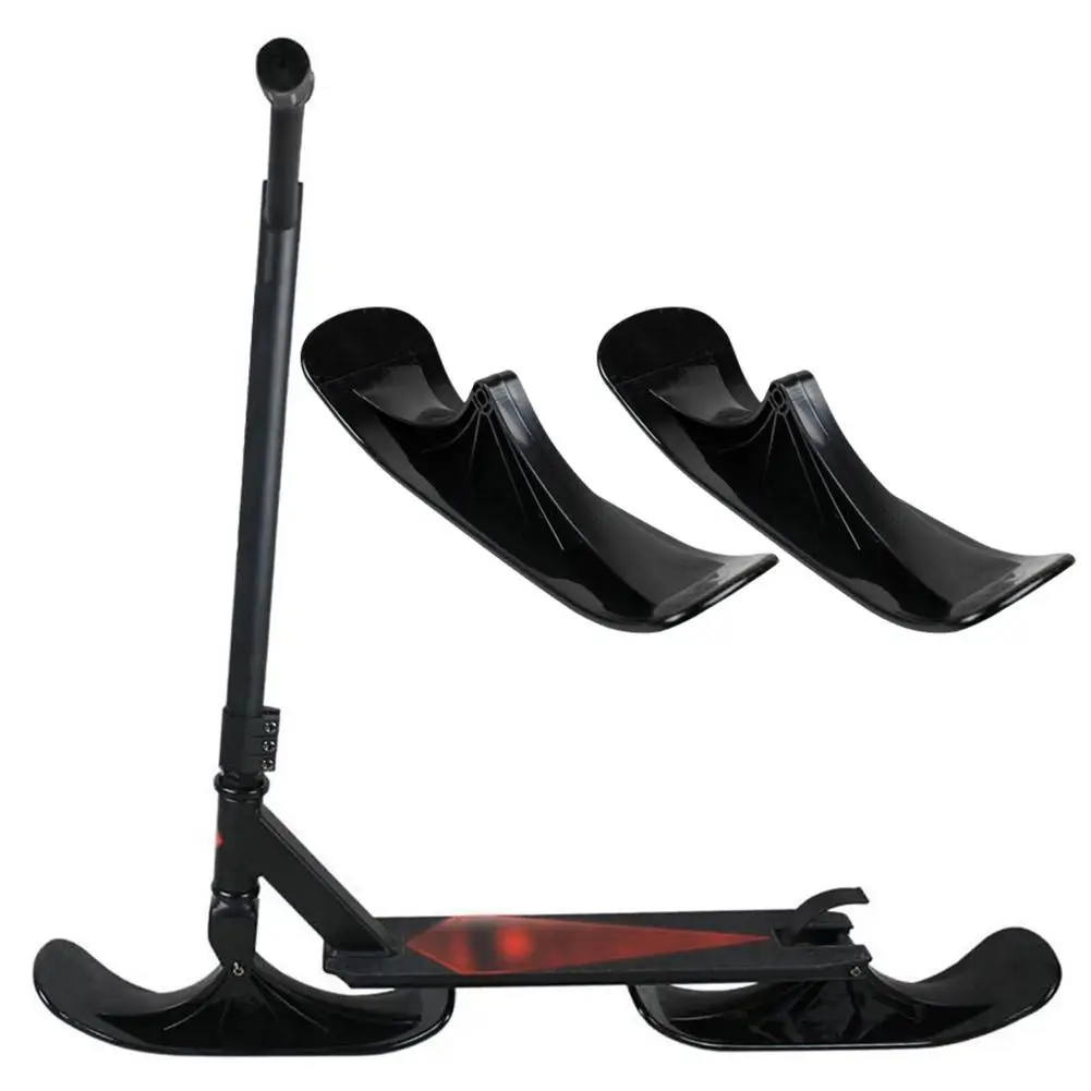   Sneeuwski-scooter, kick-scooter refit bodemplaat, outdoor ski-slee voor kind kerst verjaardagscadeau aanwezig L2X8