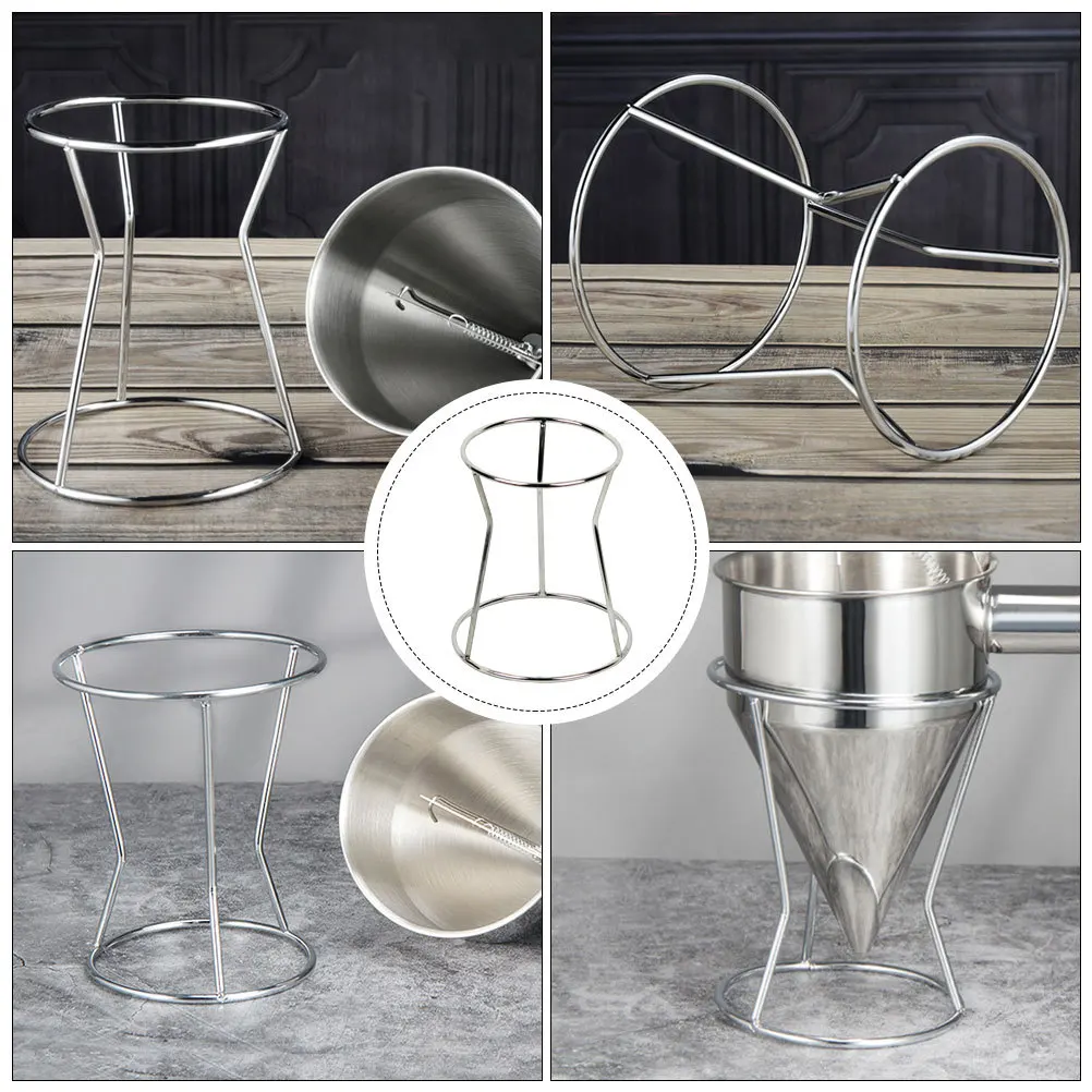 

1Pcs Octopus Ball Funnel Accessory Stainless Steel Frame Funnel Stand for Cake Baking Stainless Steel Frame