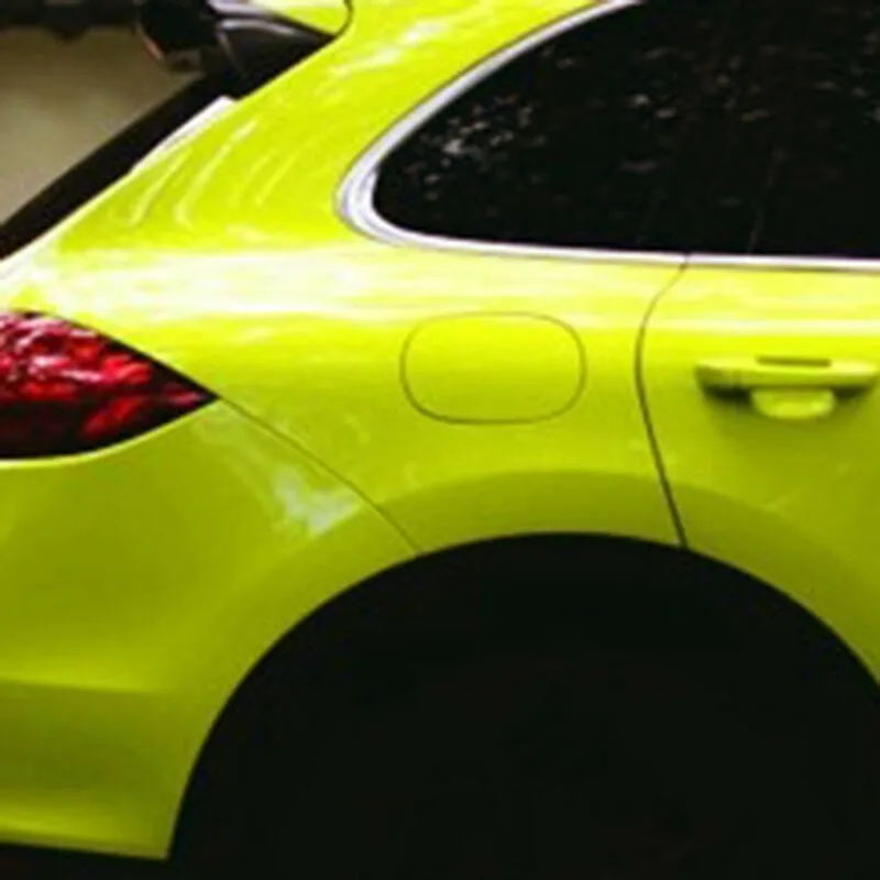 1 Pcs Foil Film Wrap Sticker Wrap Roll Yellow Accessories Car Decal Foil Film Glossy Good Adhesion Practical New