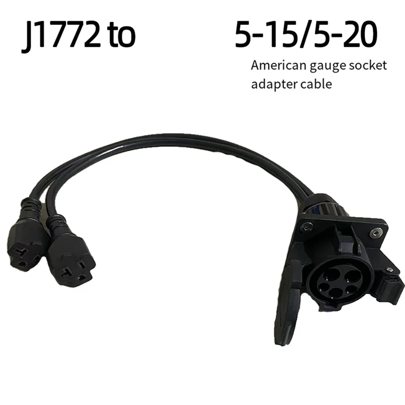 

Reliable 2 Head EV Charger Adapter With 0. Cable J1772 To NEMA 5-15/5-20 For Bike Scooter One Wheel US Plug Adapter 110V-220V