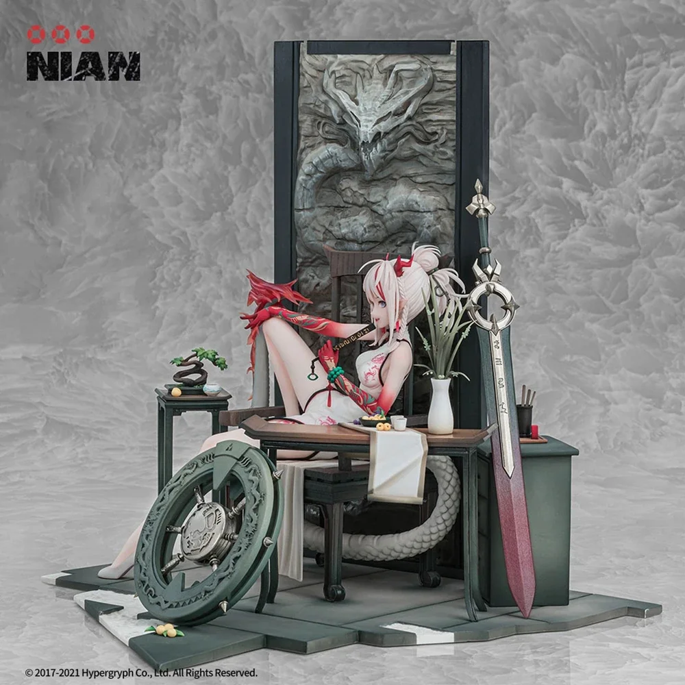 AniGame Arknights Nian 31 ซม.1·1/7 PVC ของแท้สะสมอะนิเมะ Action ของเล่นวันหยุดของขวัญ Original Product