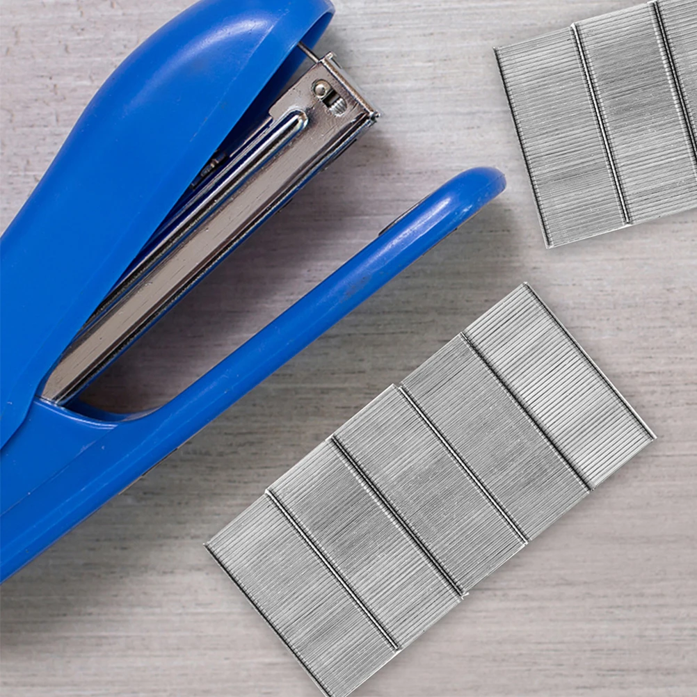 دبابيس صغيرة قابلة لإعادة التعبئة بالحجم القياسي من الفولاذ المقاوم للصدأ للدباسة رقم 10 للمنزل والمكتب والمدرسة تستخدم دباسة ورقية متعددة الأغراض #2