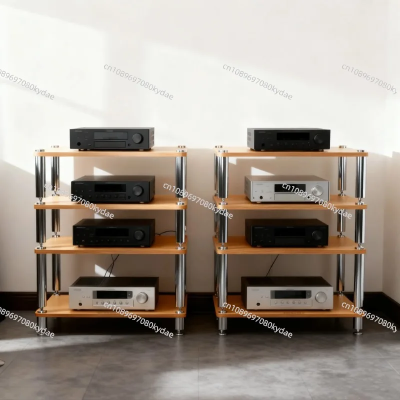 AV-605018 Audio Table AV System HiFi Home Pre-amplifier PRE Amp Speaker CD Player Rack Stands Cabinet High Quanlity