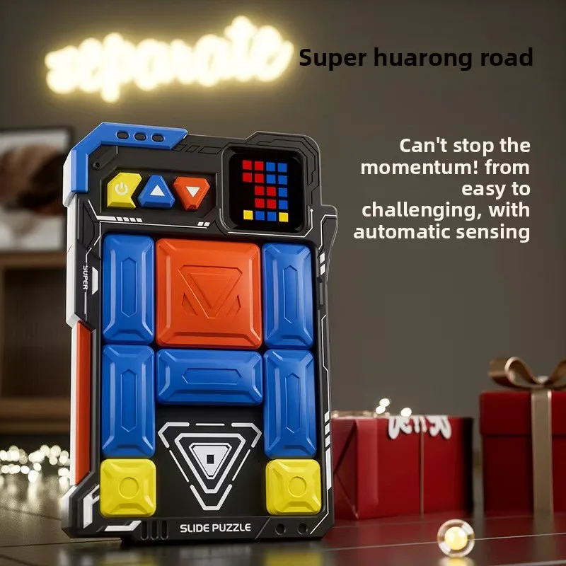 Giiker Super Slide Huarong Road Smart Sensor Game 500+ Levelled UP Brain Teaser Puzzles Interactive Fidget Toys For Kids Gifts