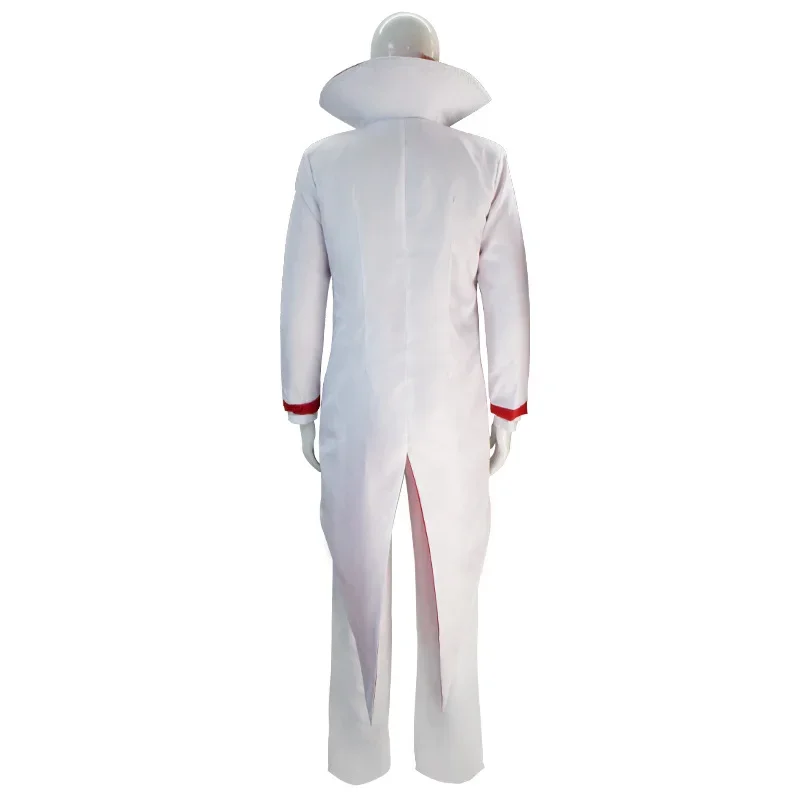 Lucifer Morningstar Cosplay Costume Hotel The King Of Hell White Uniform Suits Halloween Lucifer Dressing Up