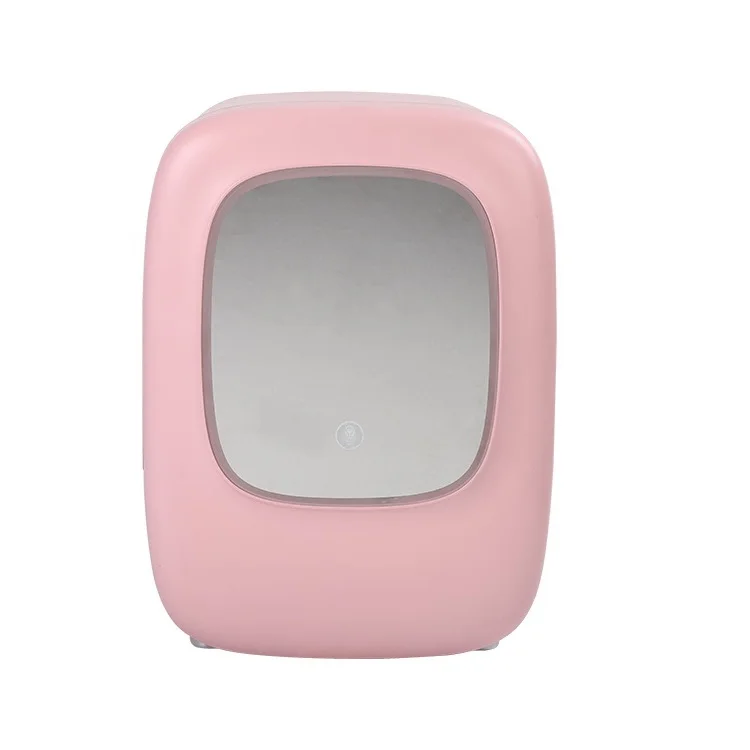 

The Queen of Quality Portable Mini Beauty Fridge Custom Makeup Refrigerator Pink Skin Makeup Cooler Fridge Beauty