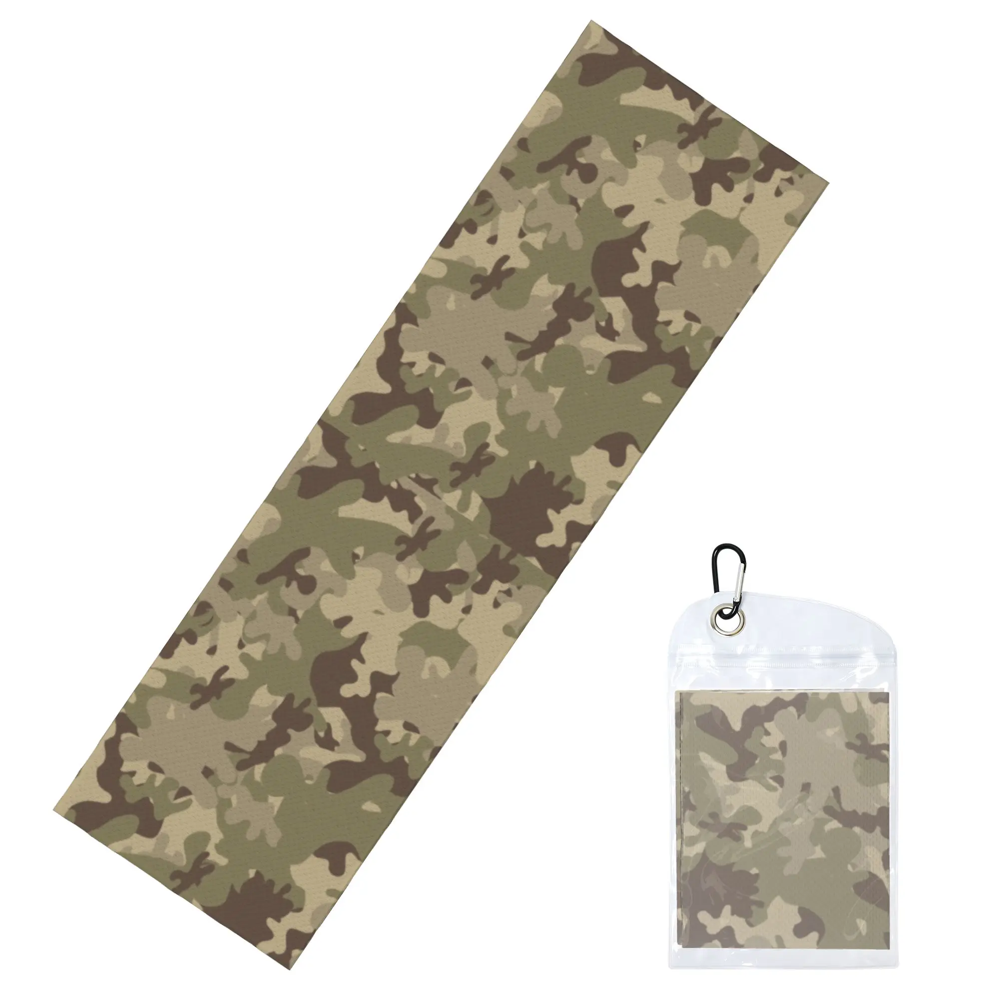 Green Army Camo Camouflage Towel Quick Dry  Super Soft For Training Towels